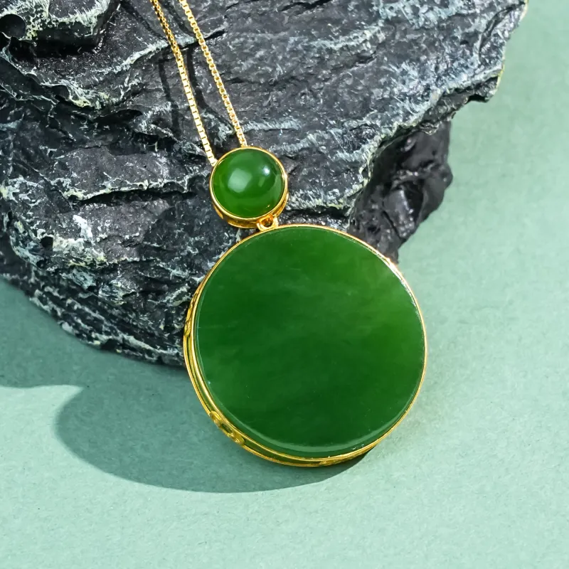 CUIYOUSHIJIA Hetian Jade Pendants Jasper Unisex-2