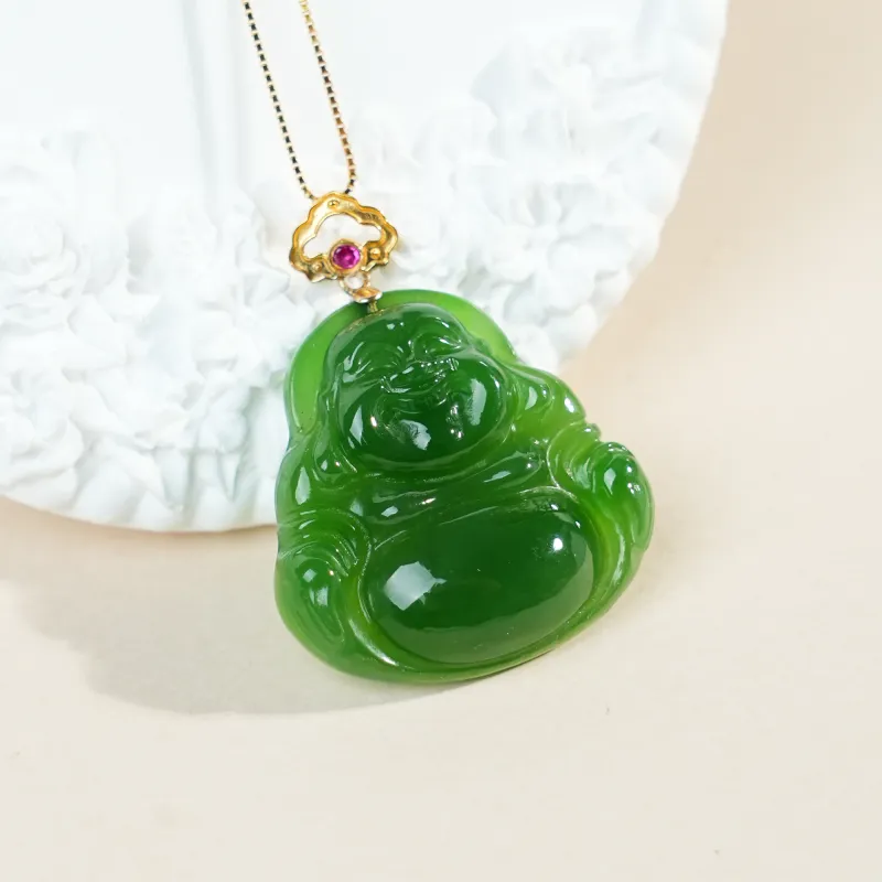 CUIYOUSHIJIA Hetian Jade Jasper Unisex-3
