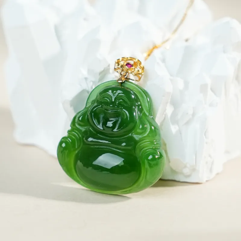 CUIYOUSHIJIA Hetian Jade Jasper Unisex-5