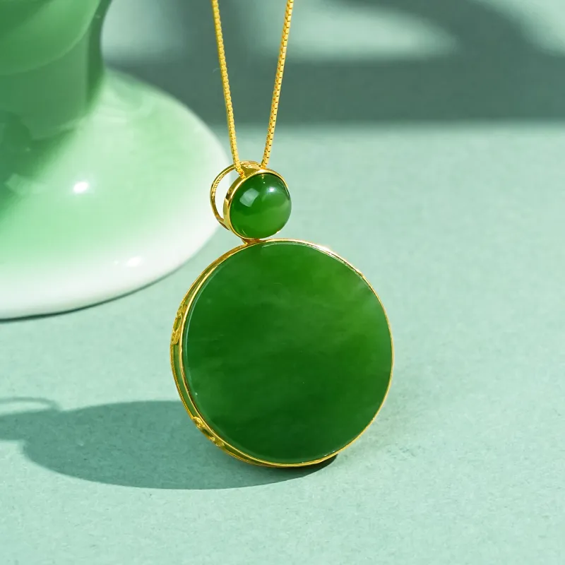 CUIYOUSHIJIA Hetian Jade Pendants Jasper Unisex-3
