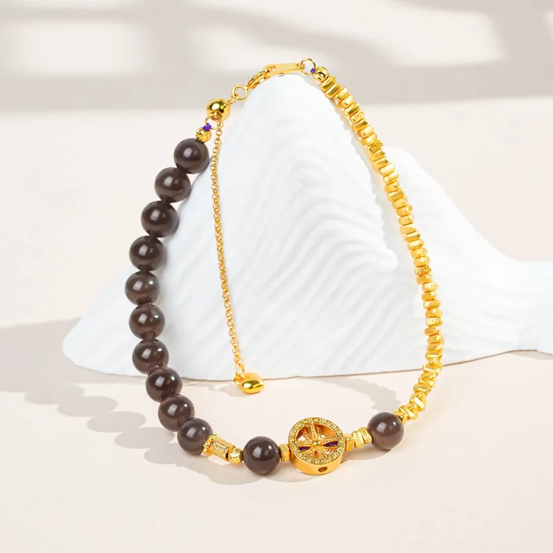 CUIYOUSHIJIA Hetian Jade Bracelets Smoky Purple Women's-2