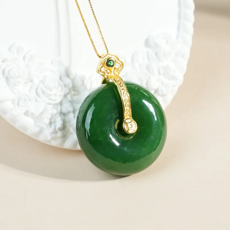 CUIYOUSHIJIA Hetian Jade Pendants Jasper Unisex-1