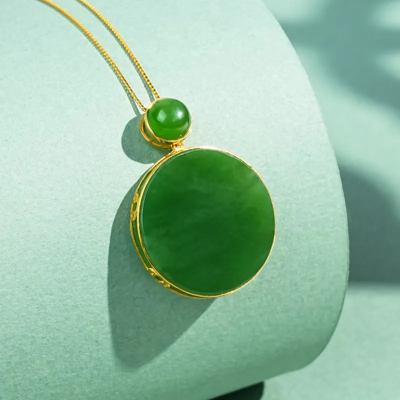 CUIYOUSHIJIA Hetian Jade Pendants Jasper Unisex-4