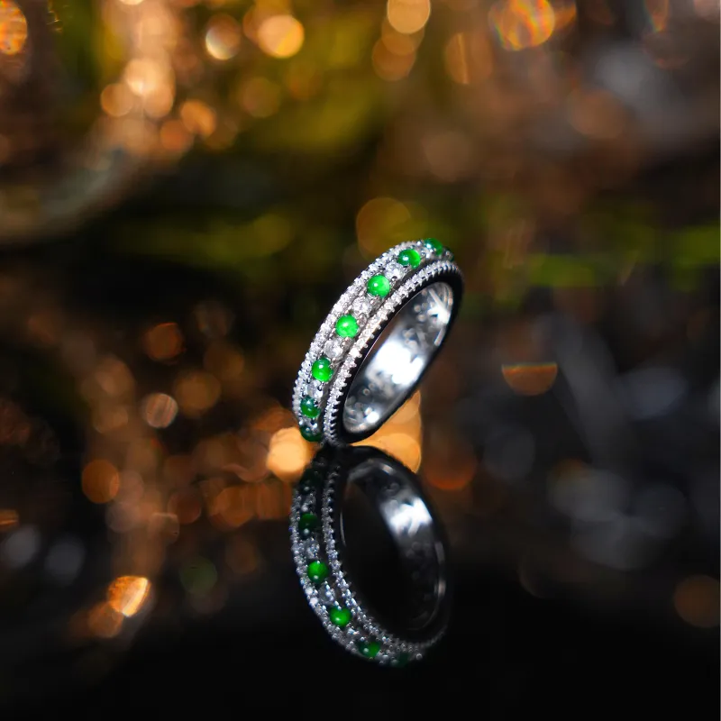 CUIYOUSHIJIA Ice Type Rings Women's-1