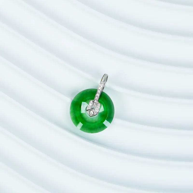 CUIYOUSHIJIA Ice Type Jadeite Pendants Women's-2