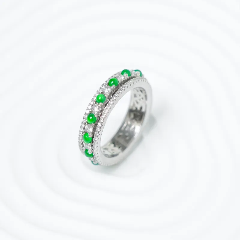 CUIYOUSHIJIA Ice Type Rings Women's-5