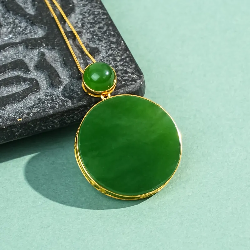 CUIYOUSHIJIA Hetian Jade Pendants Jasper Unisex-1