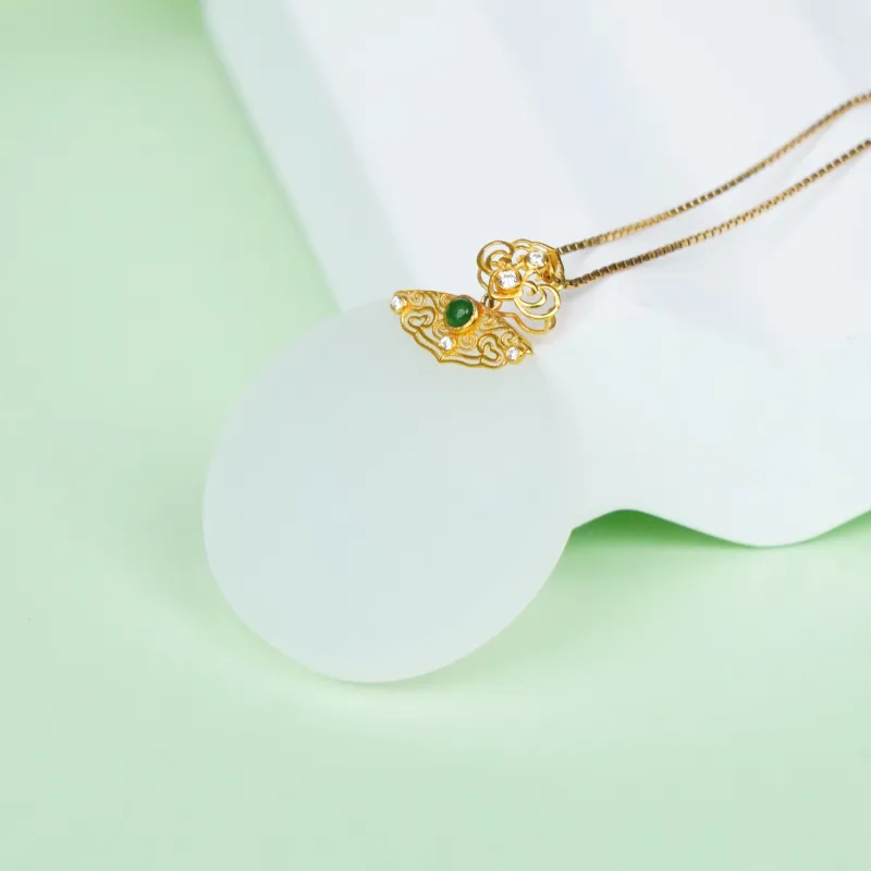 CUIYOUSHIJIA Hetian Jade Pendants White Jade Women's-5