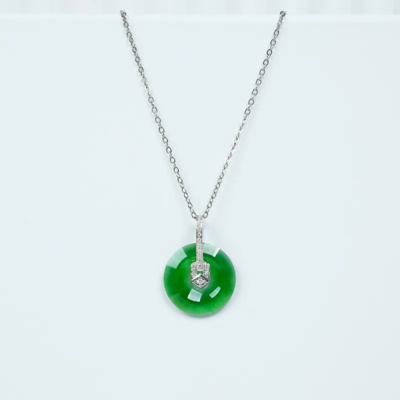 CUIYOUSHIJIA Ice Type Jadeite Pendants Women's-5