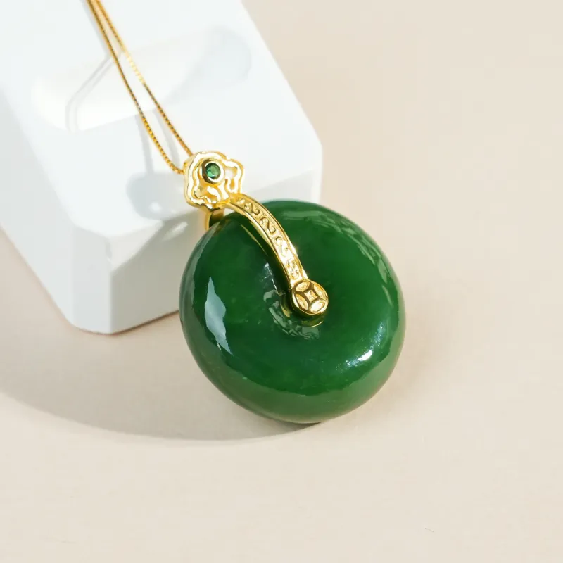 CUIYOUSHIJIA Hetian Jade Pendants Jasper Unisex-3