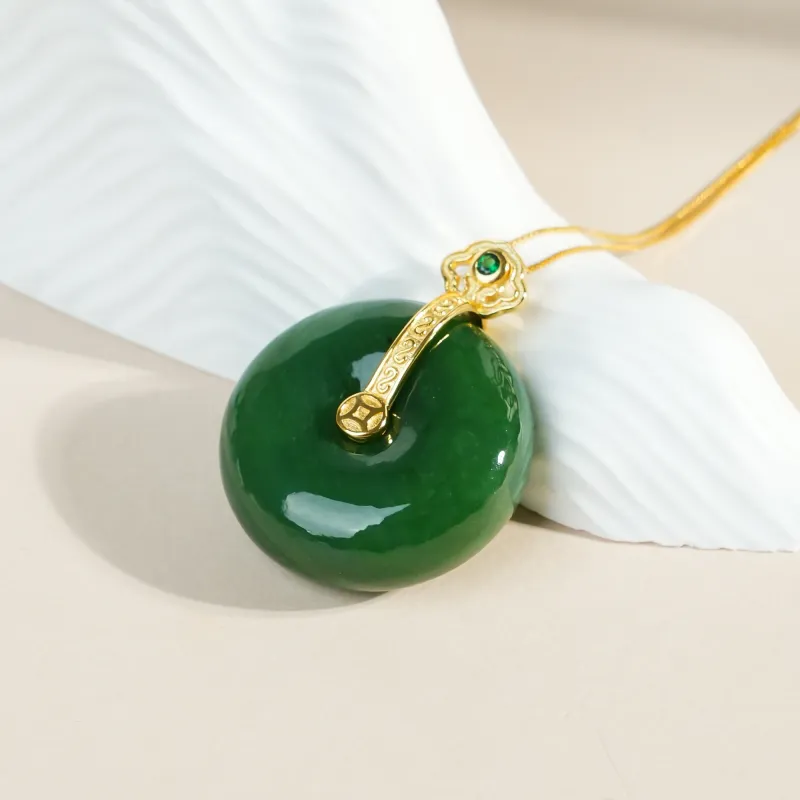 CUIYOUSHIJIA Hetian Jade Pendants Jasper Unisex-5