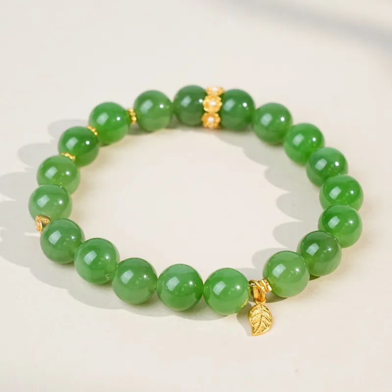 CUIYOUSHIJIA Hetian Jade Bracelets Jasper Women's-2
