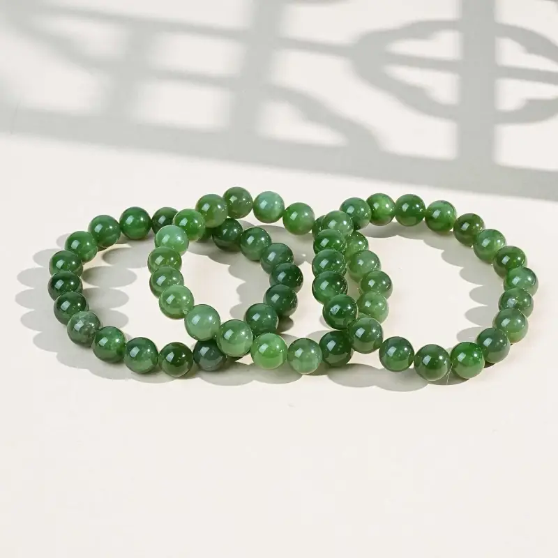 CUIYOUSHIJIA Hetian Jade Bracelets Jasper Unisex-1