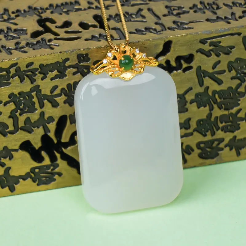 CUIYOUSHIJIA Hetian Jade White Jade Women's-1