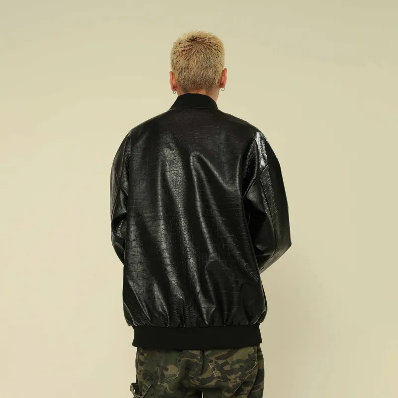 FAX FOR FMACM Leather Jacket Unisex-2