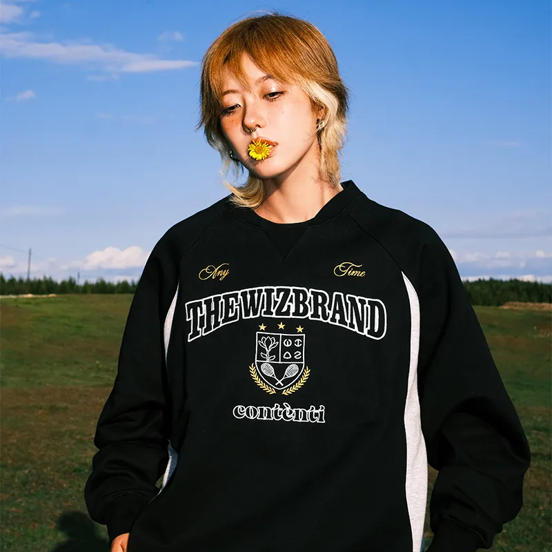THEWIZBRAND Sweatshirt Unisex Black Gray Color-2