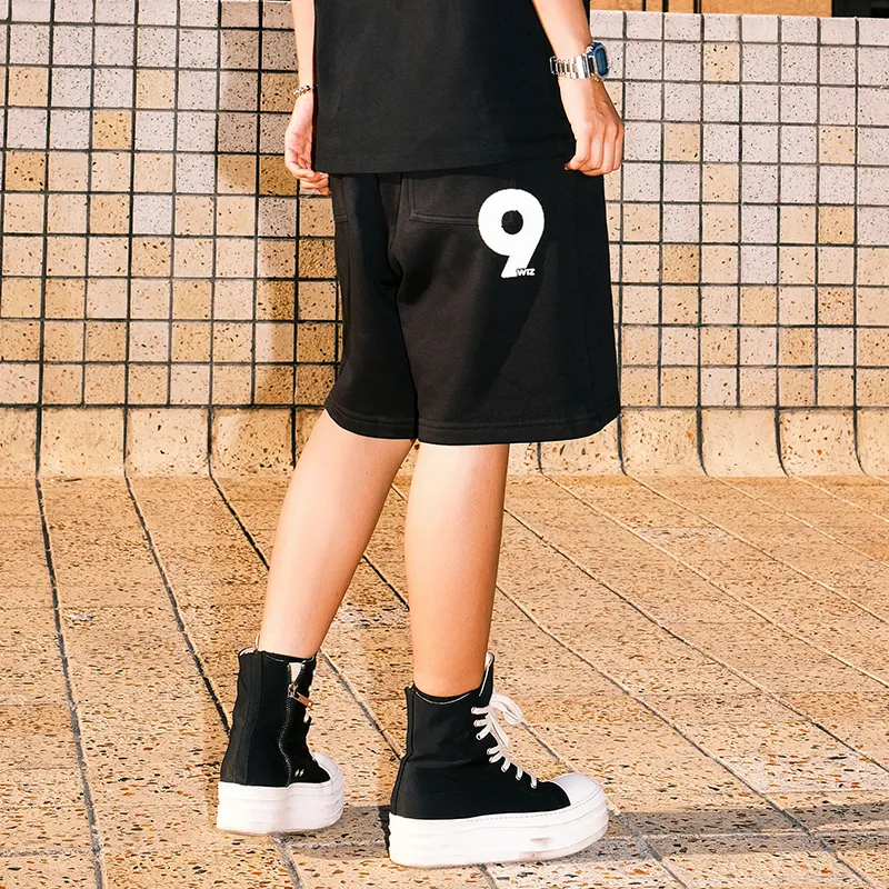 THEWIZBRAND Casual Shorts Unisex Black-4