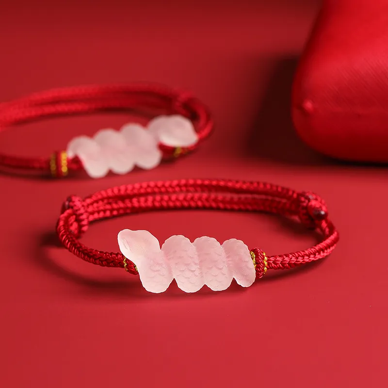 Five square Crystal House Crystal Bracelets Unisex-3