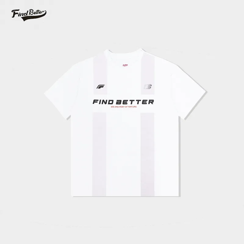 FINDBETTER Cotton Feel Short Sleeved T Shirt Base Layer Unisex-1