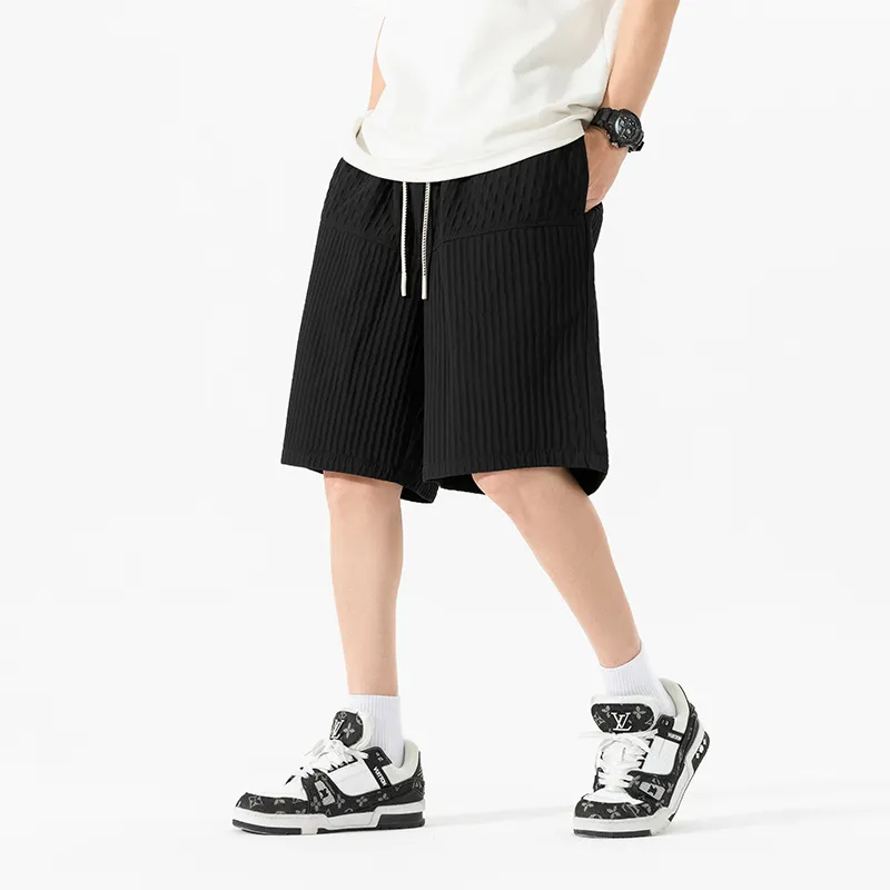NOTFORMAD Casual Shorts Unisex Black-6
