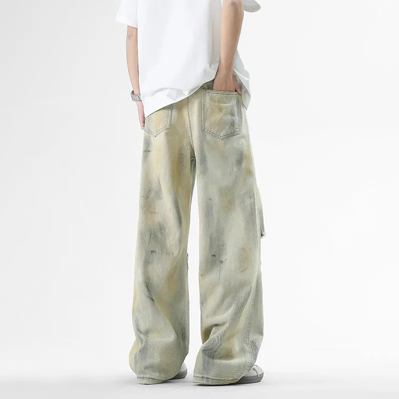 NOTFORMAD Jeans Unisex Yellow Mud-3