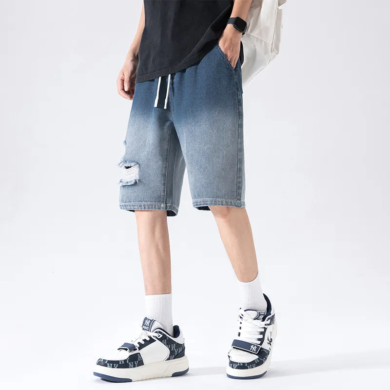 NOTFORMAD Denim Shorts Unisex Black-20