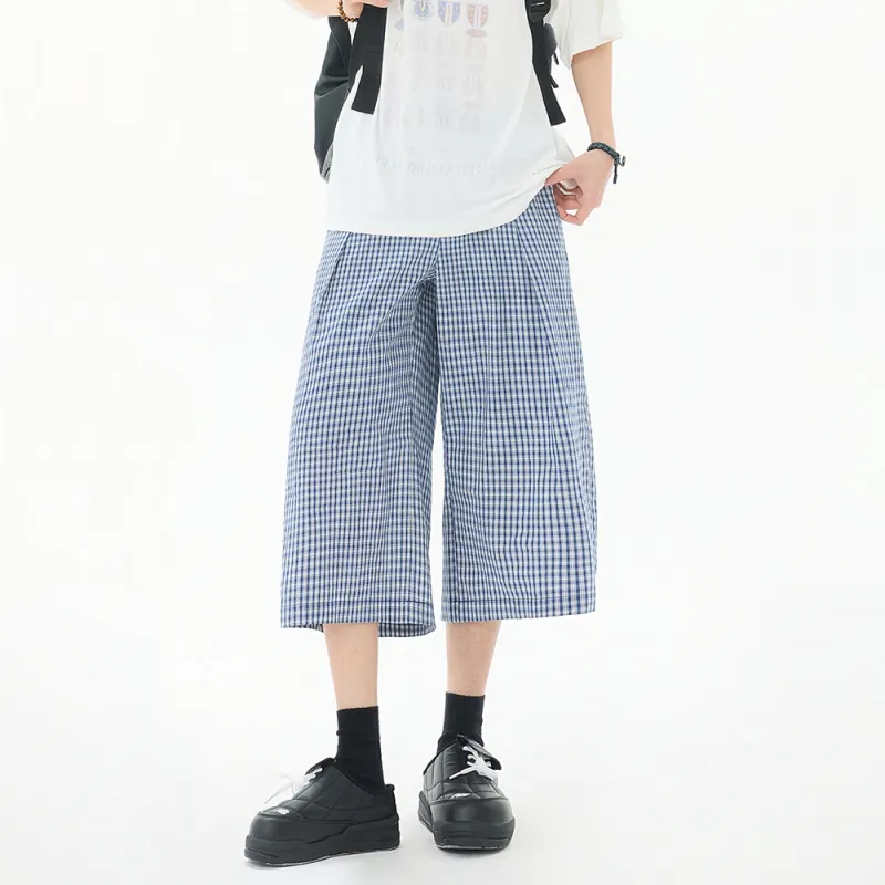 NOTFORMAD Casual Shorts Unisex Blue-4