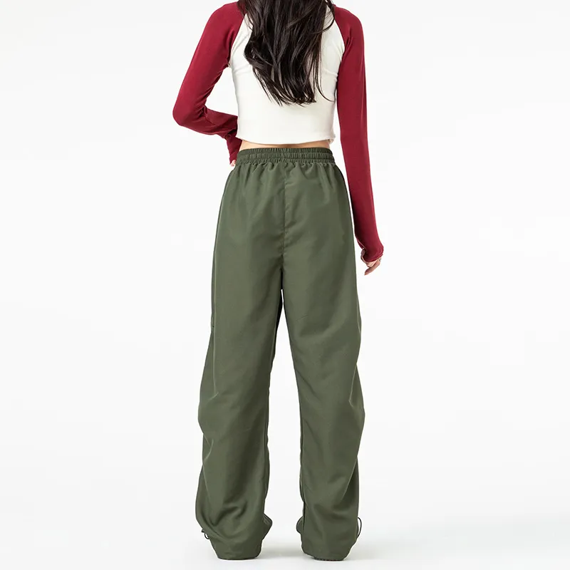 NOTFORMAD Casual Pants Unisex Khaki-19