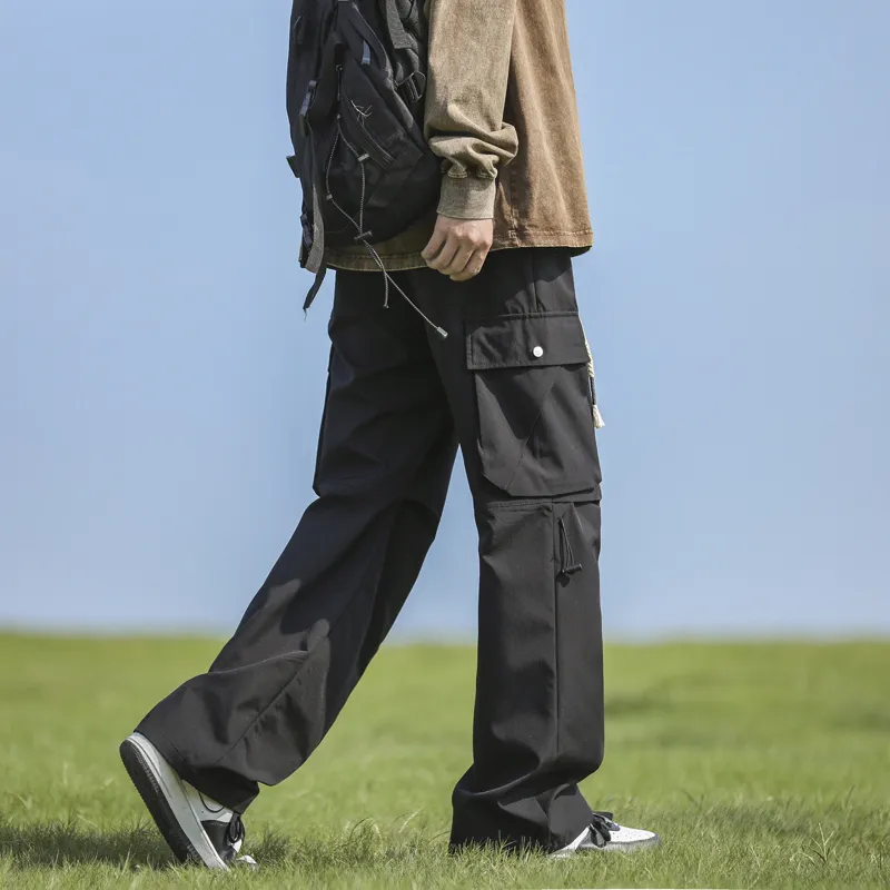 NOTFORMAD Cargo Pants Unisex Black-4