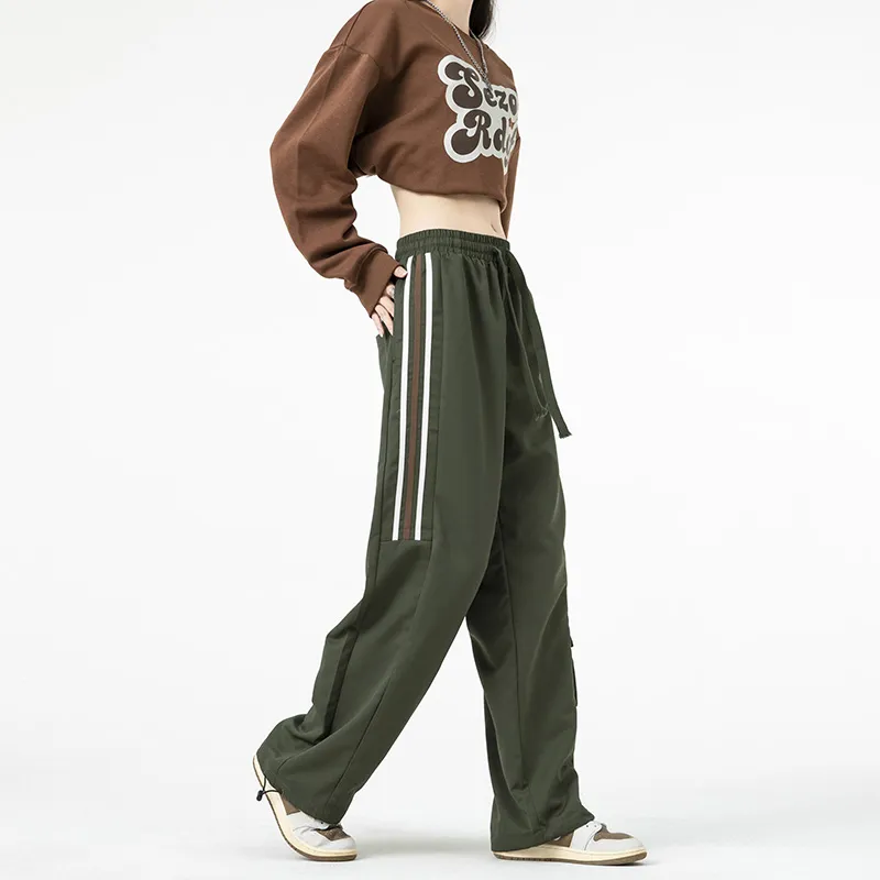 NOTFORMAD Casual Pants Unisex Khaki-16