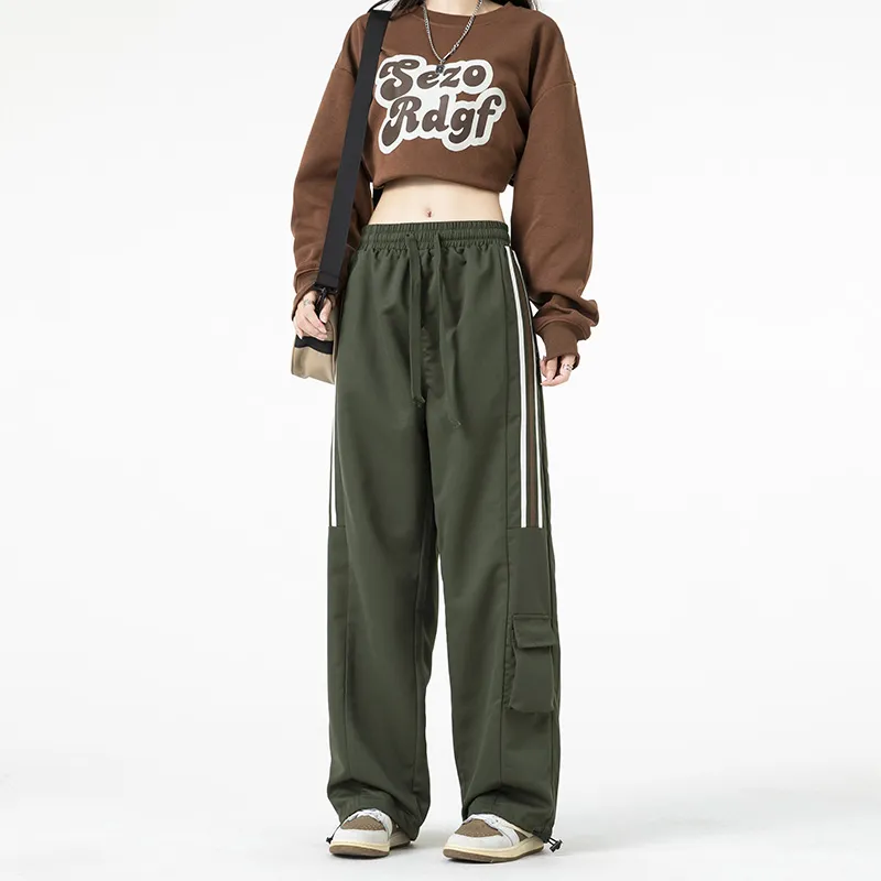 NOTFORMAD Casual Pants Unisex Khaki-17