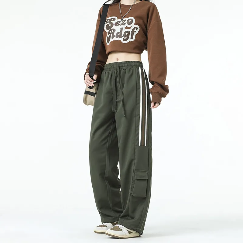 NOTFORMAD Casual Pants Unisex Khaki-18