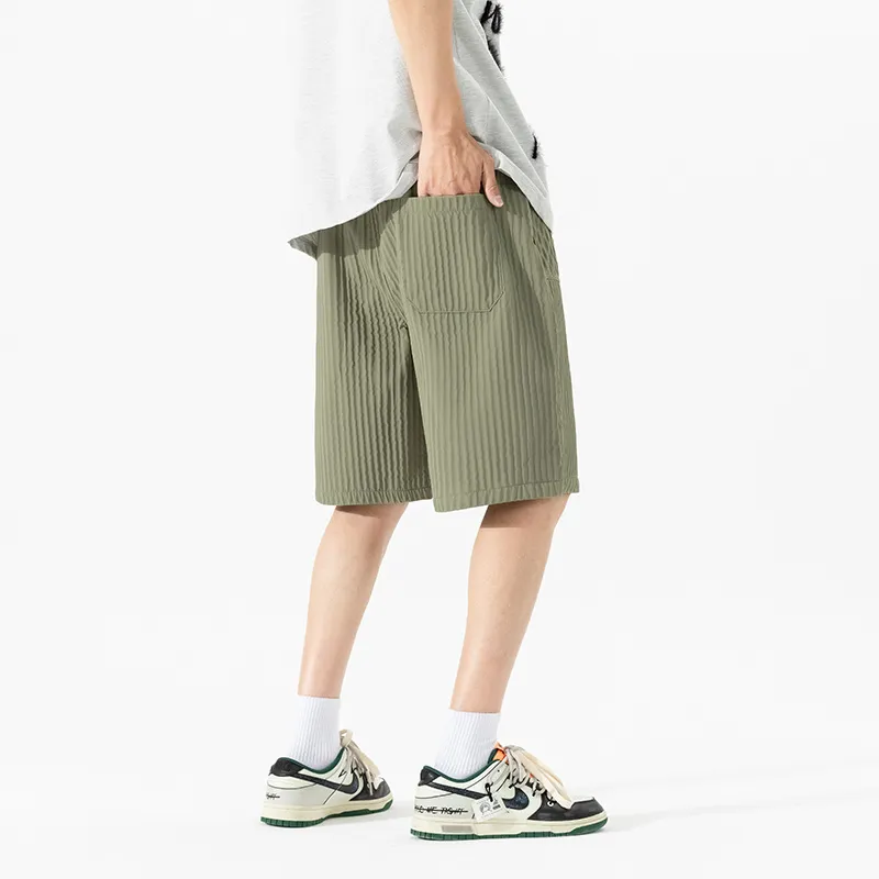 NOTFORMAD Casual Shorts Unisex Black-19