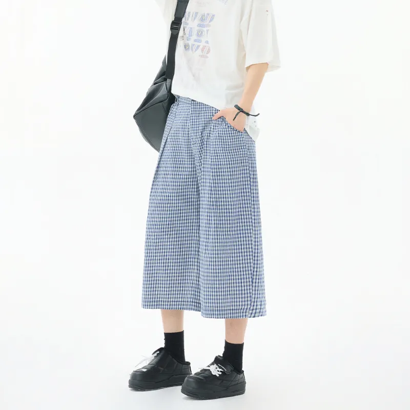 NOTFORMAD Casual Shorts Unisex Blue-3