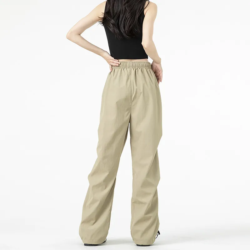 NOTFORMAD Casual Pants Unisex Khaki-4