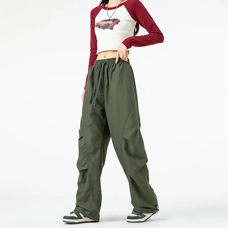 NOTFORMAD Casual Pants Unisex Khaki-16