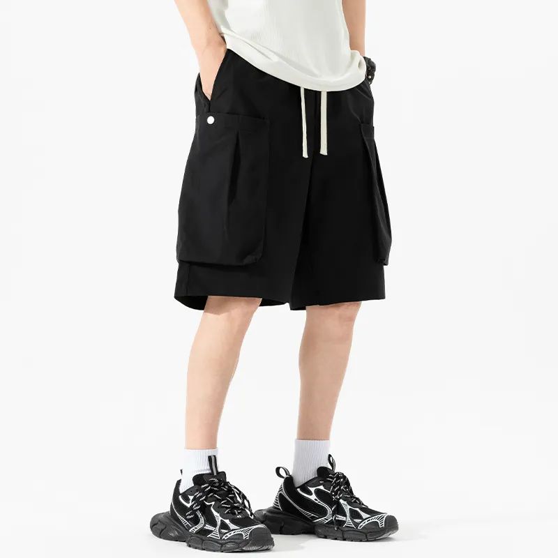 NOTFORMAD Cargo Shorts Unisex Apricot-9