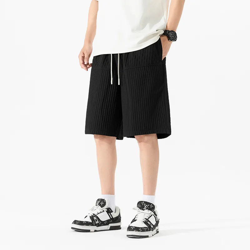 NOTFORMAD Casual Shorts Unisex Black-3