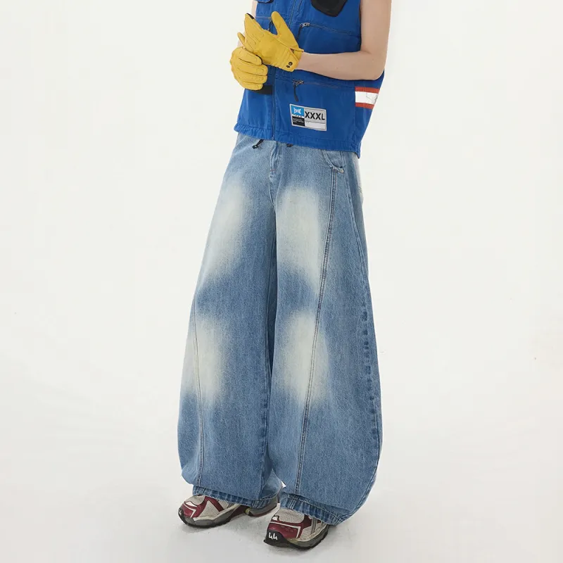 NOTFORMAD Jeans Unisex Vintage Blue-3