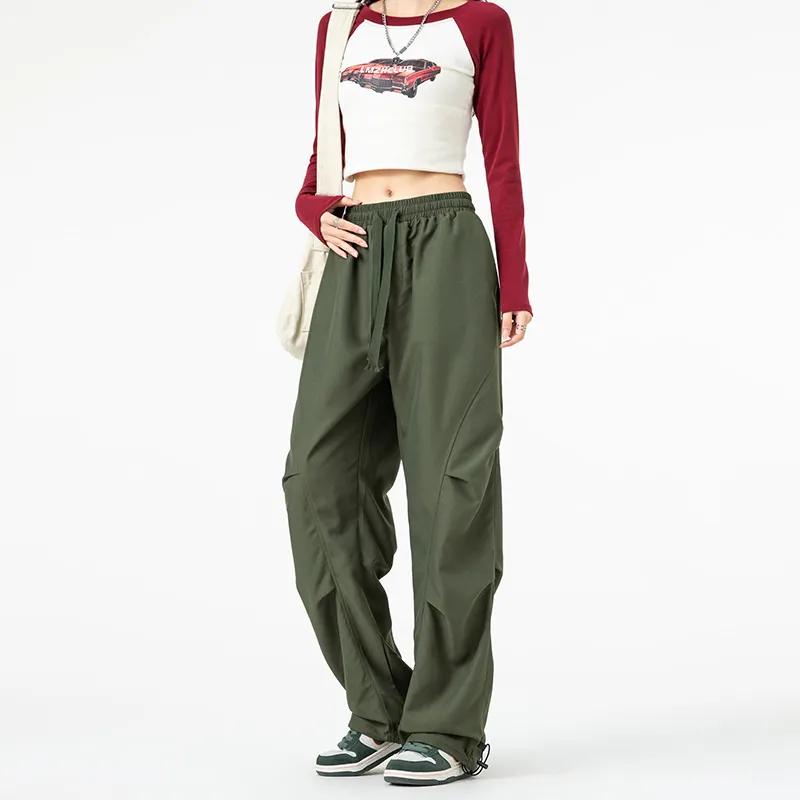 NOTFORMAD Casual Pants Unisex Khaki-20