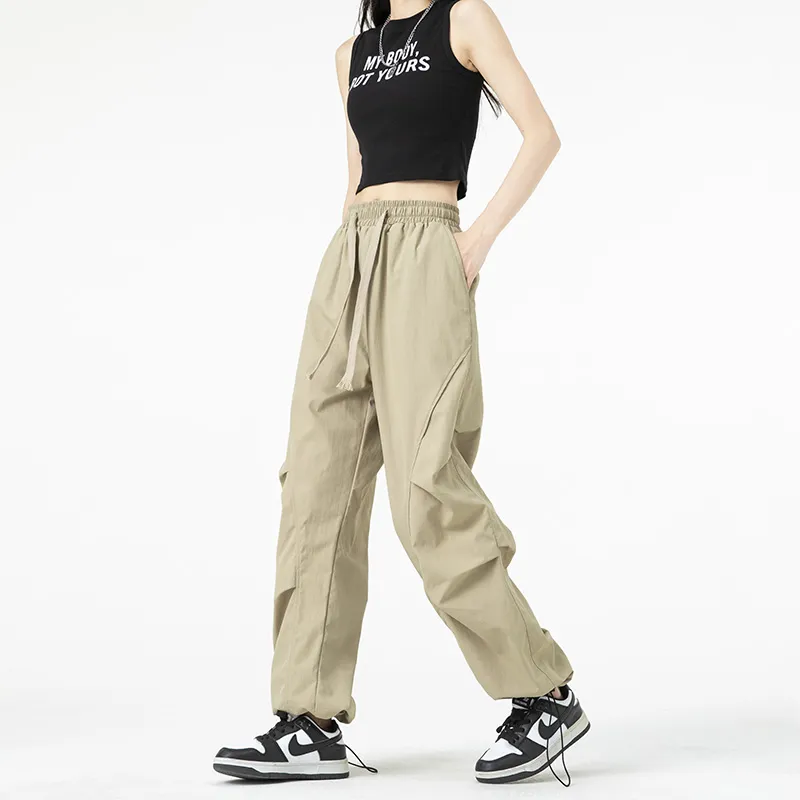 NOTFORMAD Casual Pants Unisex Khaki-2