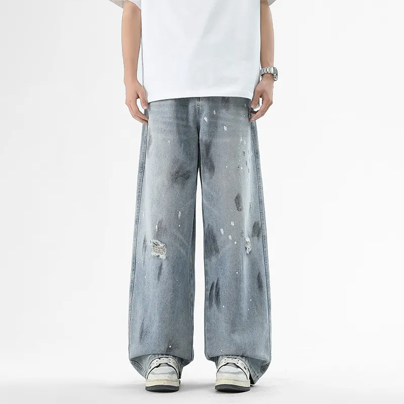 NOTFORMAD Jeans Unisex Light Blue-2