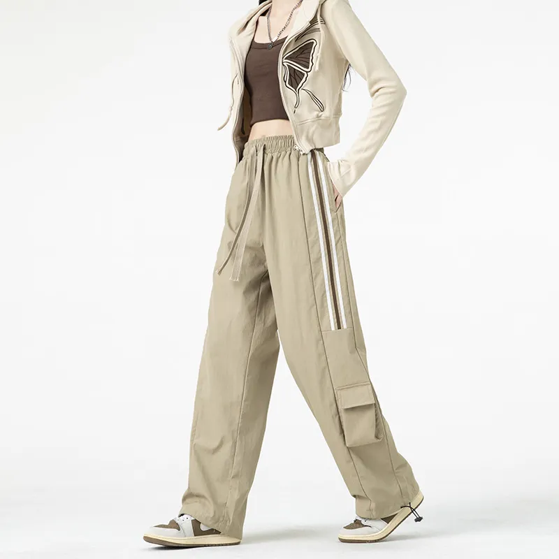 NOTFORMAD Casual Pants Unisex Khaki-6