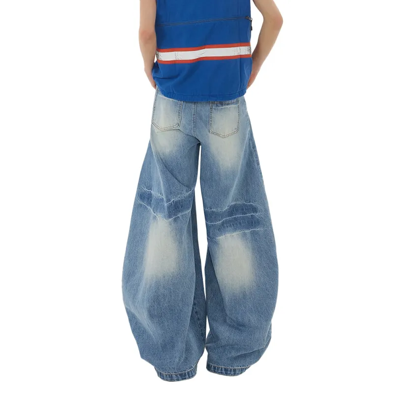 NOTFORMAD Jeans Unisex Vintage Blue-1