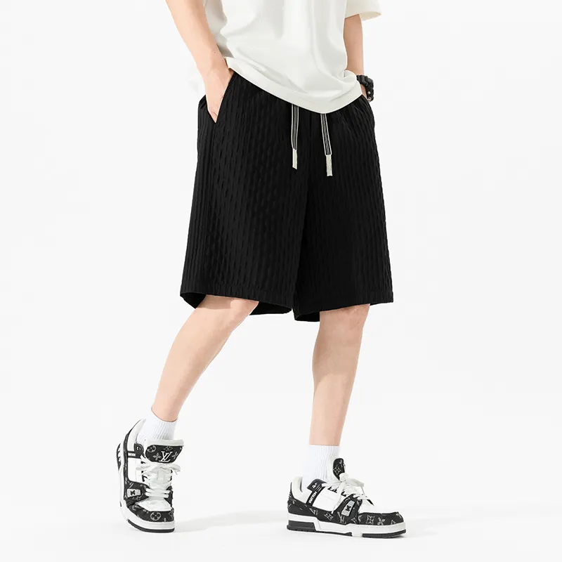 NOTFORMAD Casual Shorts Unisex Black-3