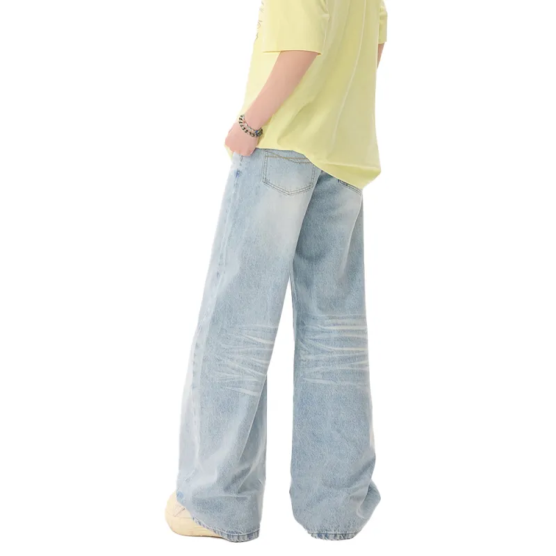 NOTFORMAD Jeans Unisex Washed Blue-1