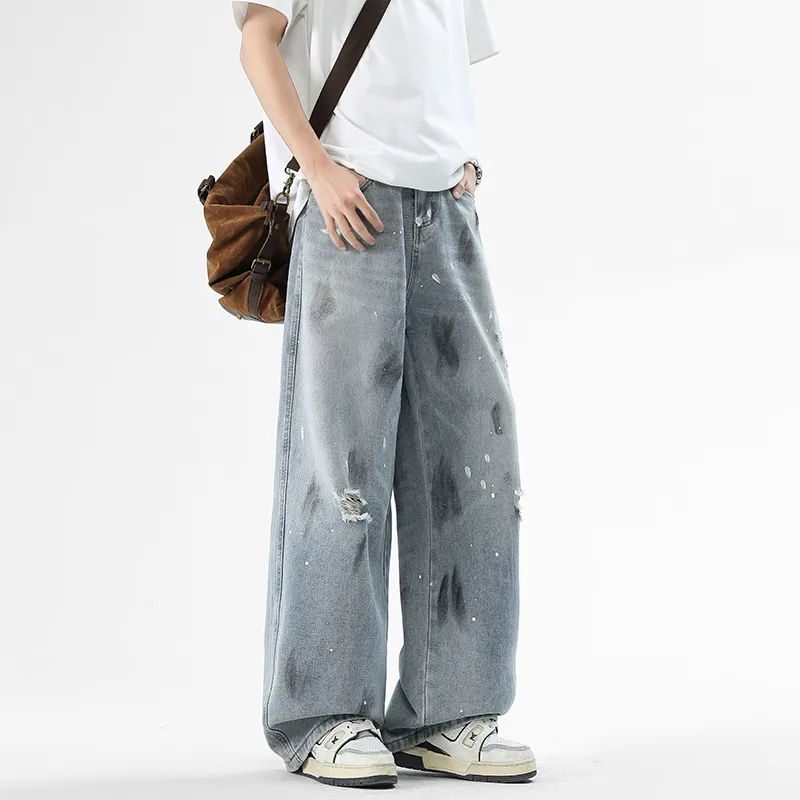 NOTFORMAD Jeans Unisex Light Blue-4