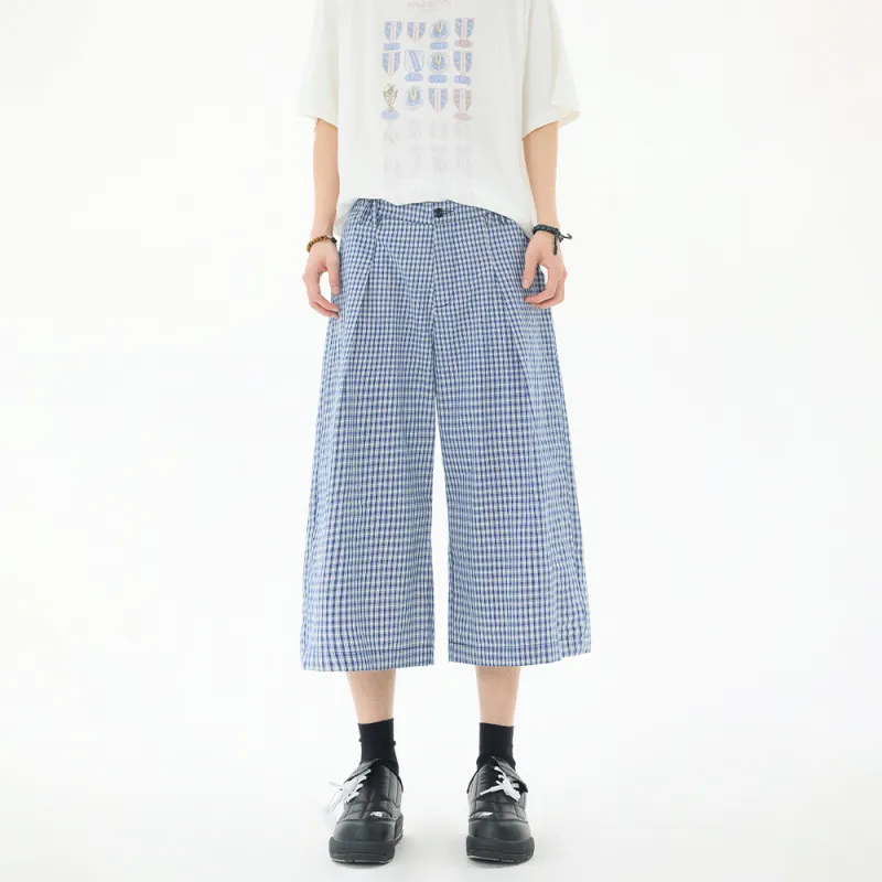 NOTFORMAD Casual Shorts Unisex Blue-5