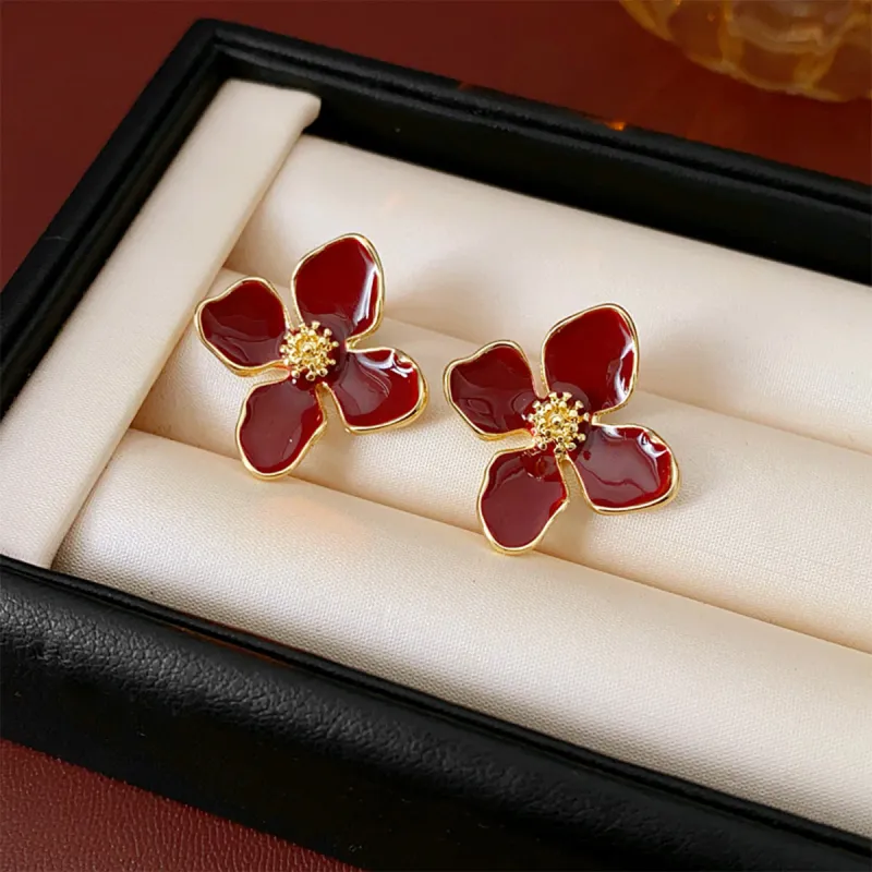 FEO Drip Glaze Stud Earrings Women's-4