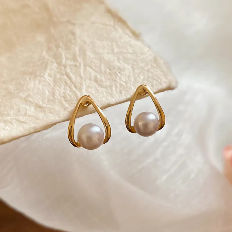 FEO Alloy Stud Earrings Women's-5